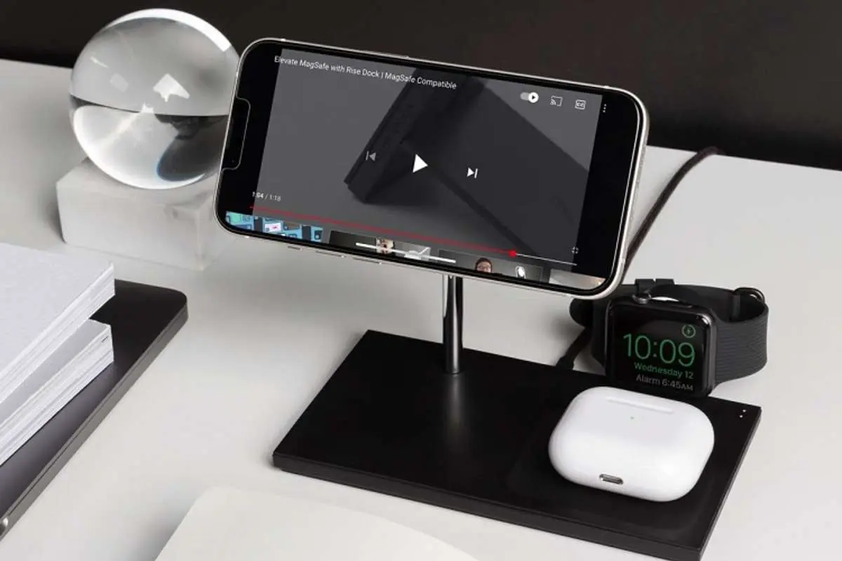 این شارژر بی سیم تمام محصولات اپل را همزمان شارژ میکند