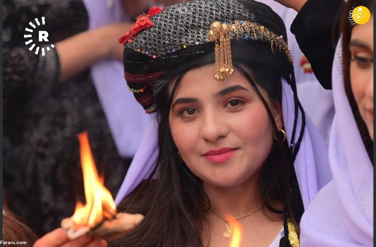 (تصاویر) جشن چهارشنبه سرخ؛ آغاز سال نو ایزدی‌ها