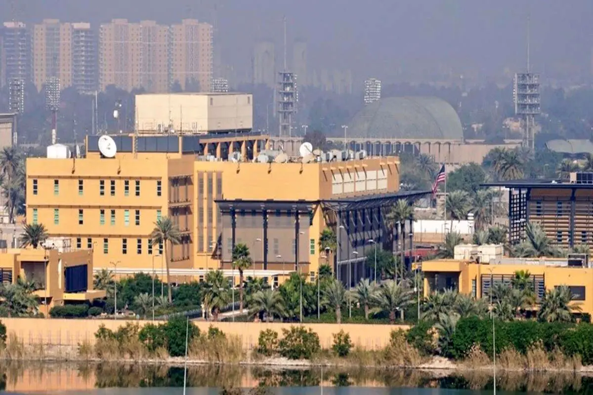 فعال شدن آژیر خطرِ سفارت آمریکا در بغداد