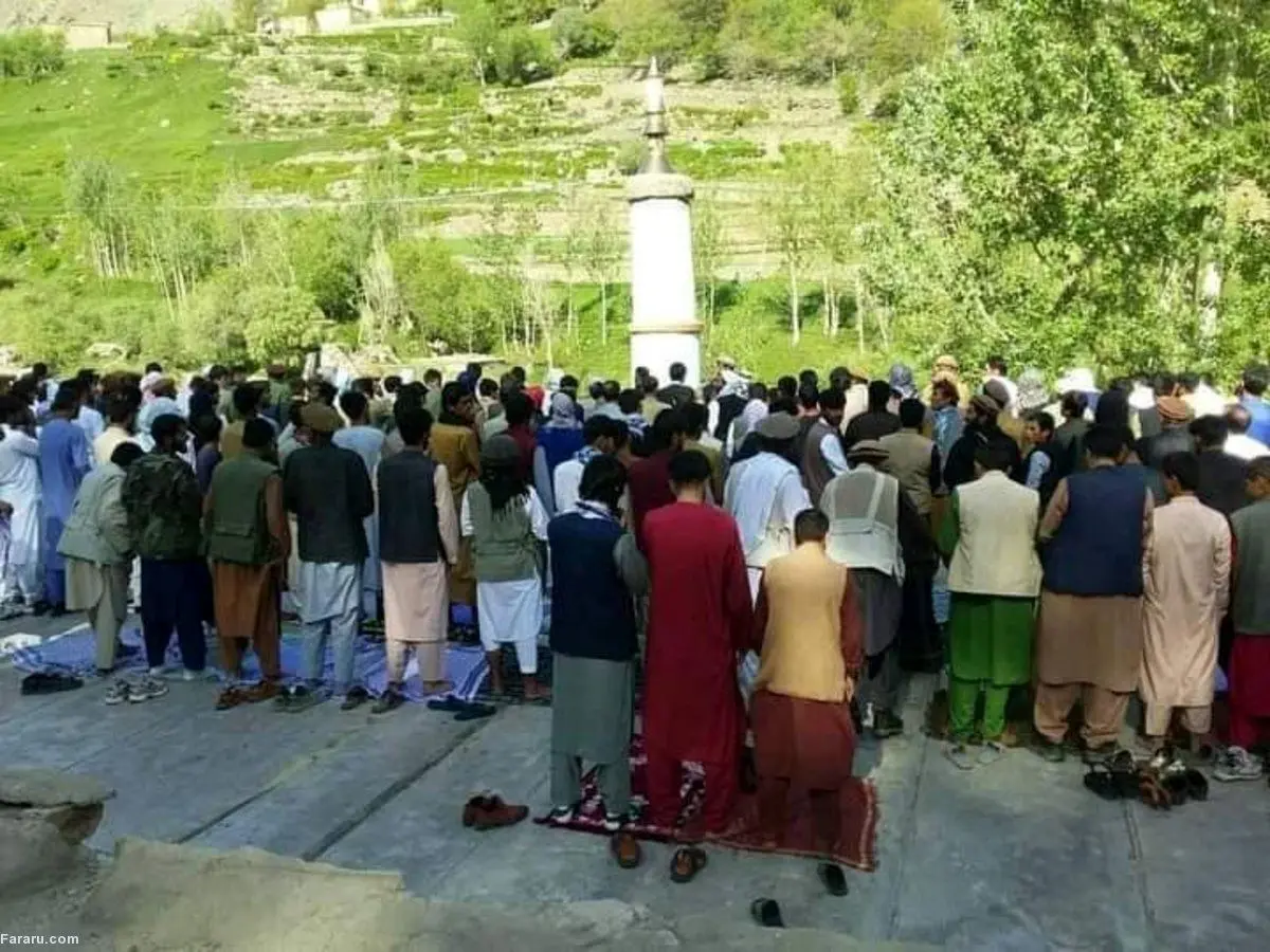 (ویدئو) روستایی در پنجشیر برخلاف دستور طالبان عید فطر را دوشنبه جشن گرفت