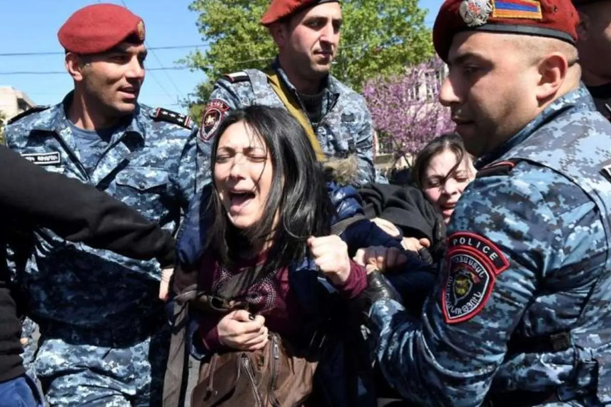 (ویدئو) بازداشت گسترده مخالفان پاشینیان در ارمنستان
