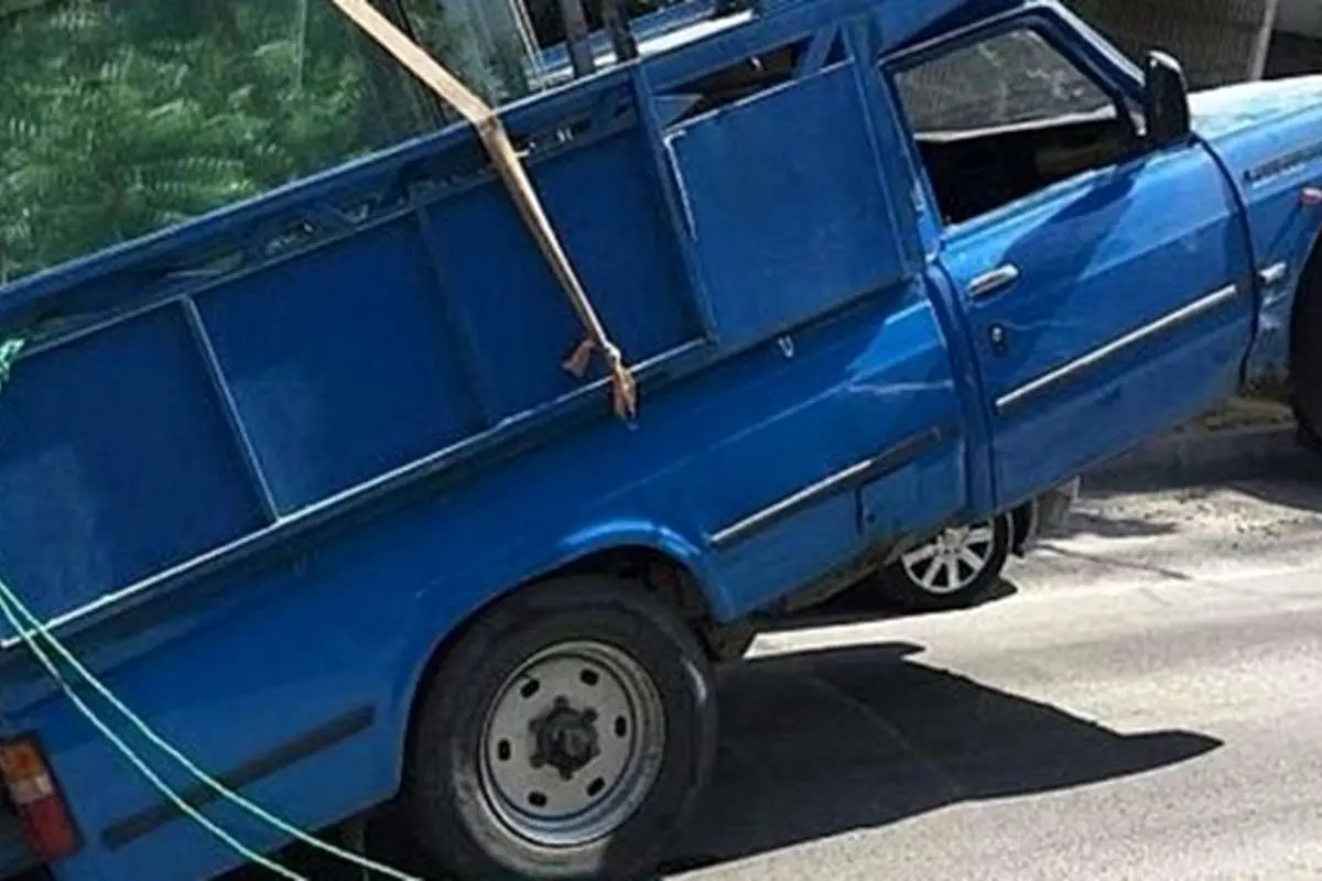 (ویدئو) وقتی خدا به نیسان آبی رحم میکند