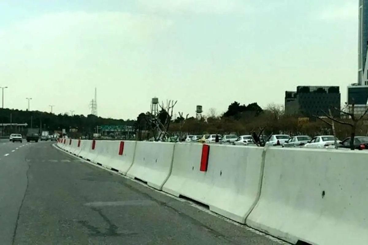 نصب نیوجرسی به جای گاردیل در بزرگراههای تهران