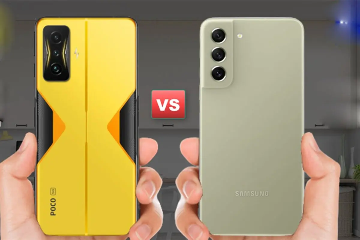 مقایسه گلکسی S21 FE سامسونگ با پوکو F4 GT