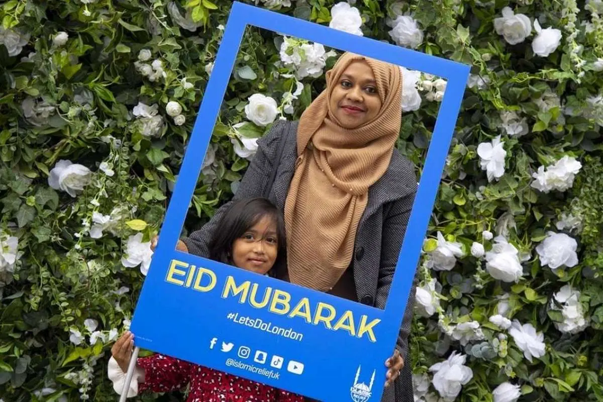 (تصاویر) جشن رمضان در میدان ترافالگار لندن