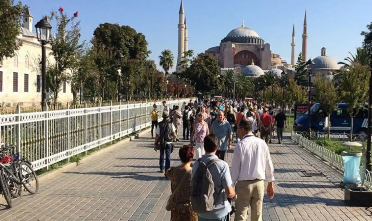 بازدید بیش از یک میلیون گردشگر از استانبول طی یک ماه