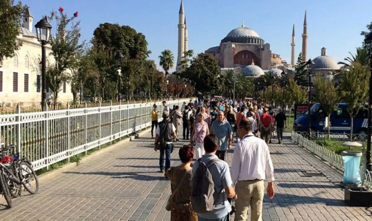 بازدید بیش از یک میلیون گردشگر از استانبول طی یک ماه