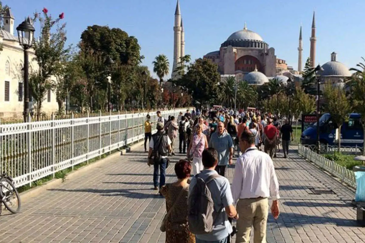 بازدید بیش از یک میلیون گردشگر از استانبول طی یک ماه