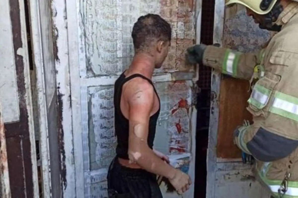 انفجاز گاز در جنوب تهران و سوختگی ۲ جوان