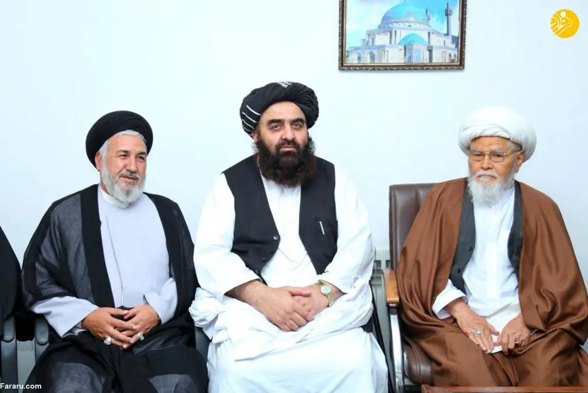(تصاویر) دیدار وزیر خارجه طالبان با علمای شیعه افغانستان