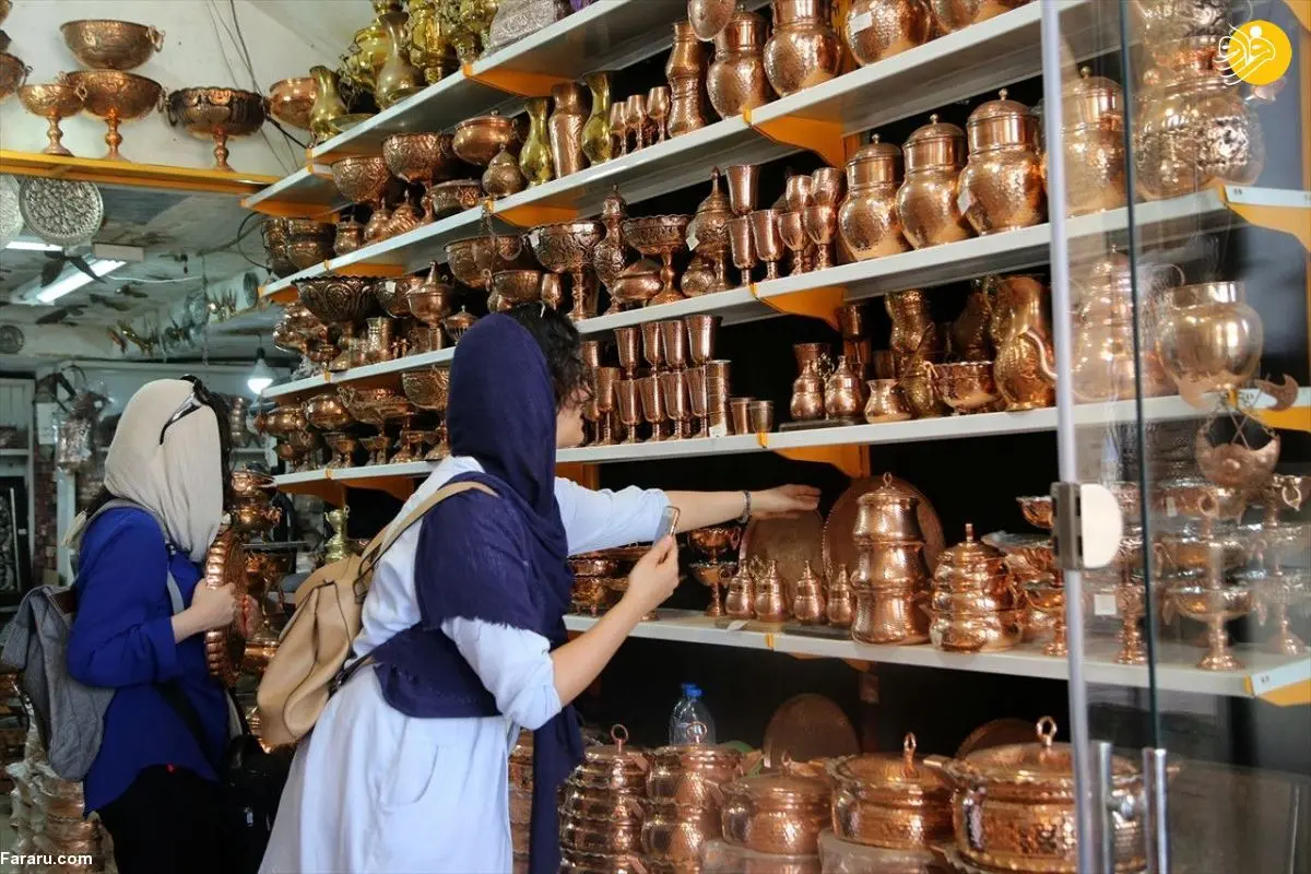 (تصاویر) در بازار مس ایران دیگر صدای چکش شنیده نمی‌شود