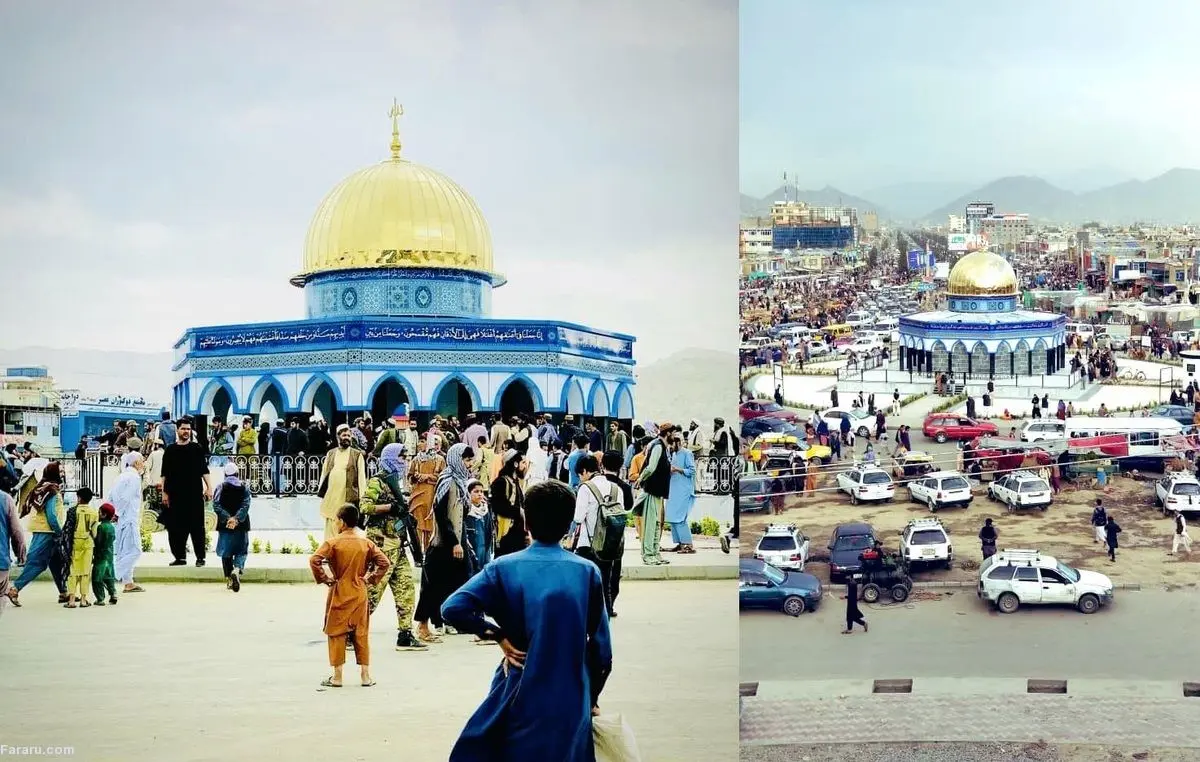 (ویدئو) طالبان از نسخه کپی بیت المقدس رونمایی کرد