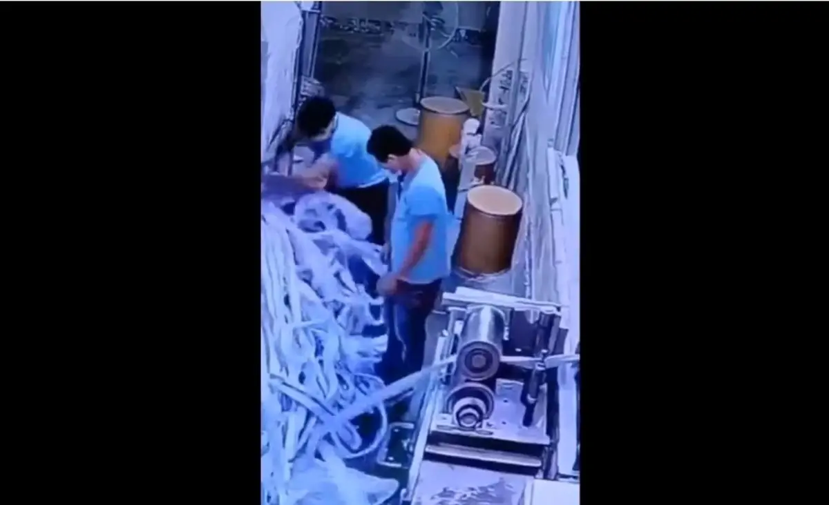 (ویدئو) نجات معجز‌ه‌آسای جان یک کارگر