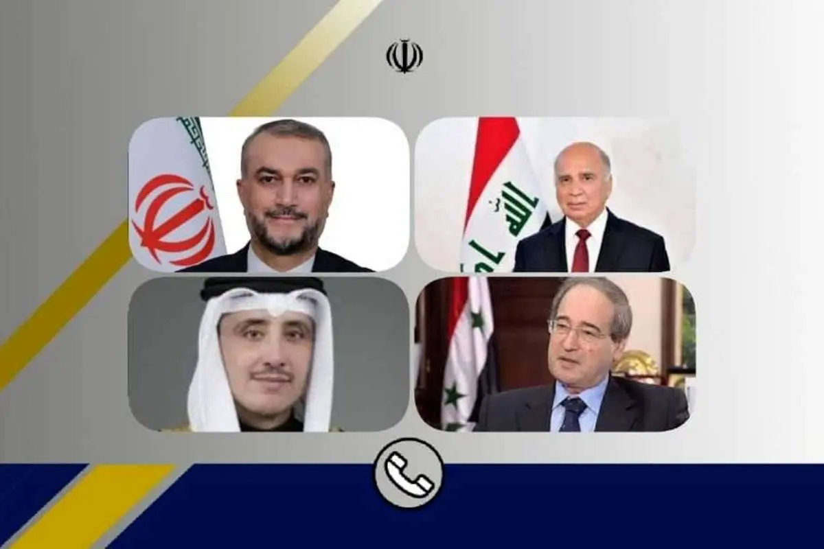 رایزنی امیرعبداللهیان با وزیران خارجه سه کشور درمورد گرد و غبار