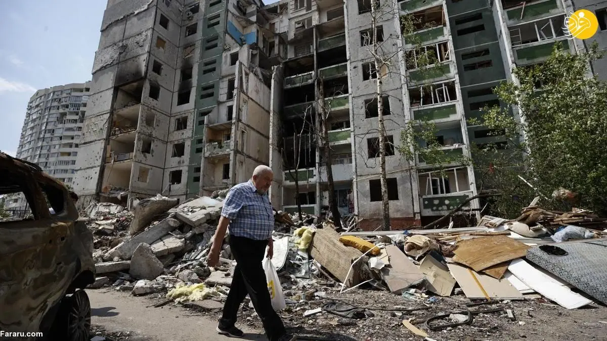 (تصاویر) زندگی مردم چرنیهیف در میان بقایای جنگ