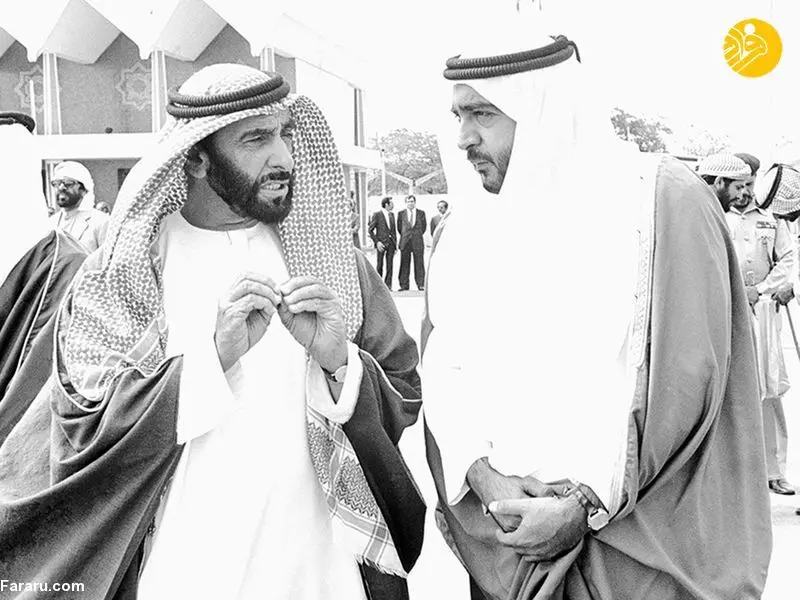 شیخ خلیفه بن‌زاید آل‌نهیان به روایت تصویر