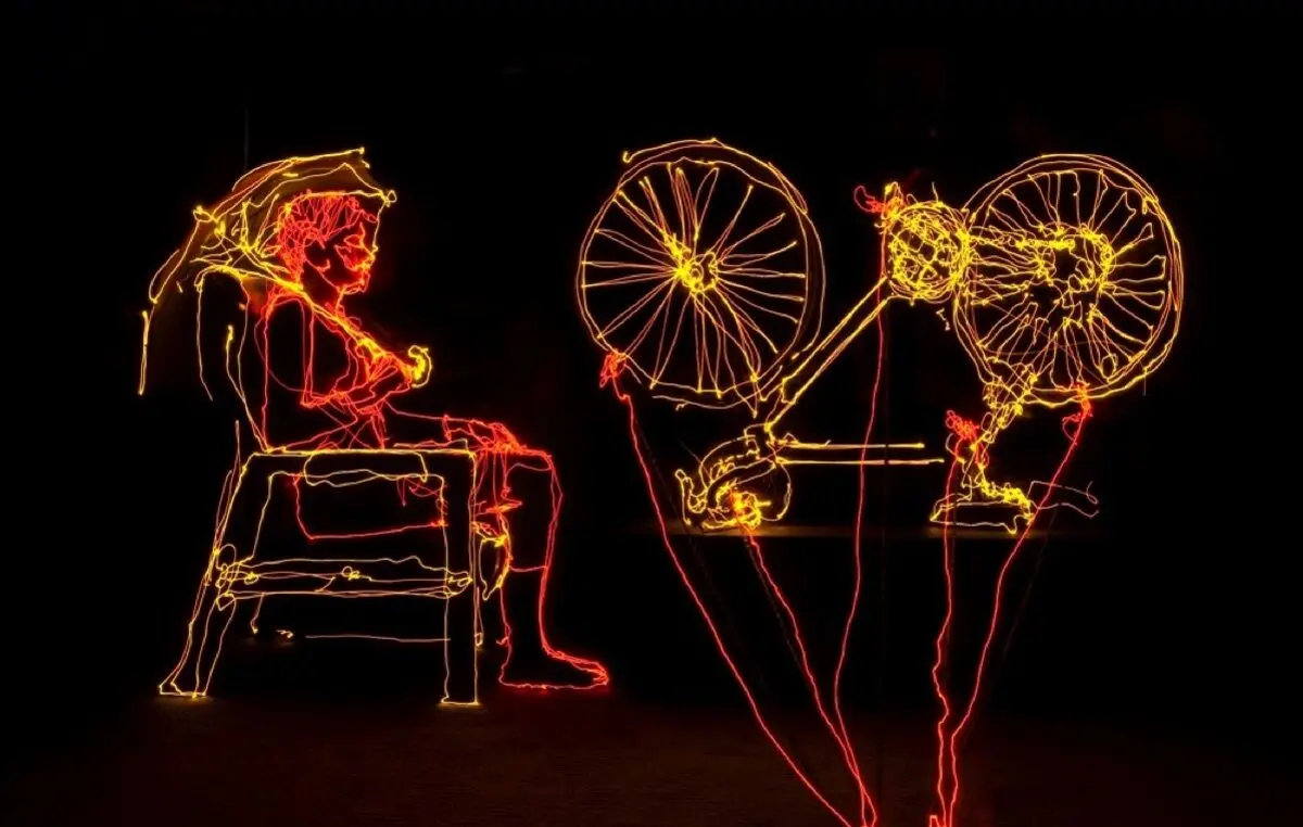 نقاشی با نور؛ تجربۀ دنیای بدون زمان