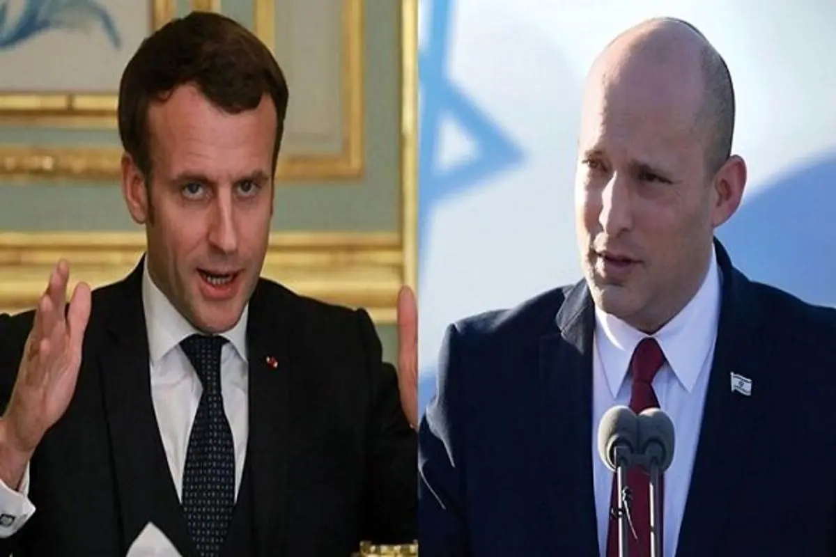 گفت‌وگوی ماکرون با نخست وزیر اسرائیل درباره ایران