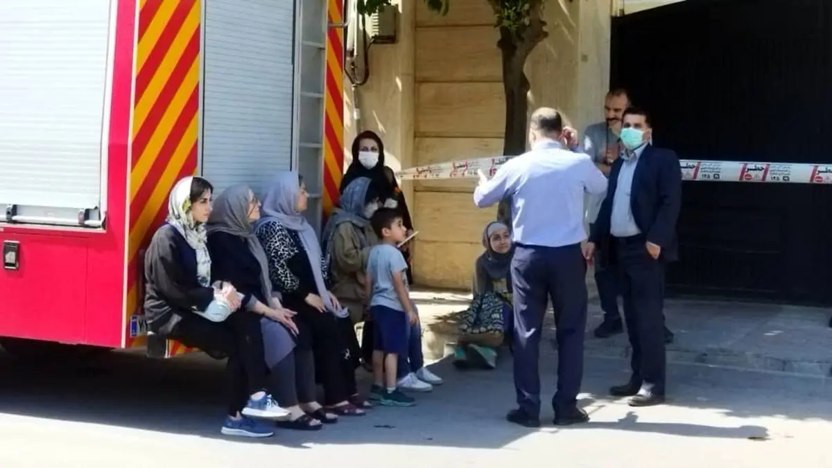 احتمال ریزش ساختمان ۶ طبقه در بابل و آماده‌باش آتش‌نشانی
