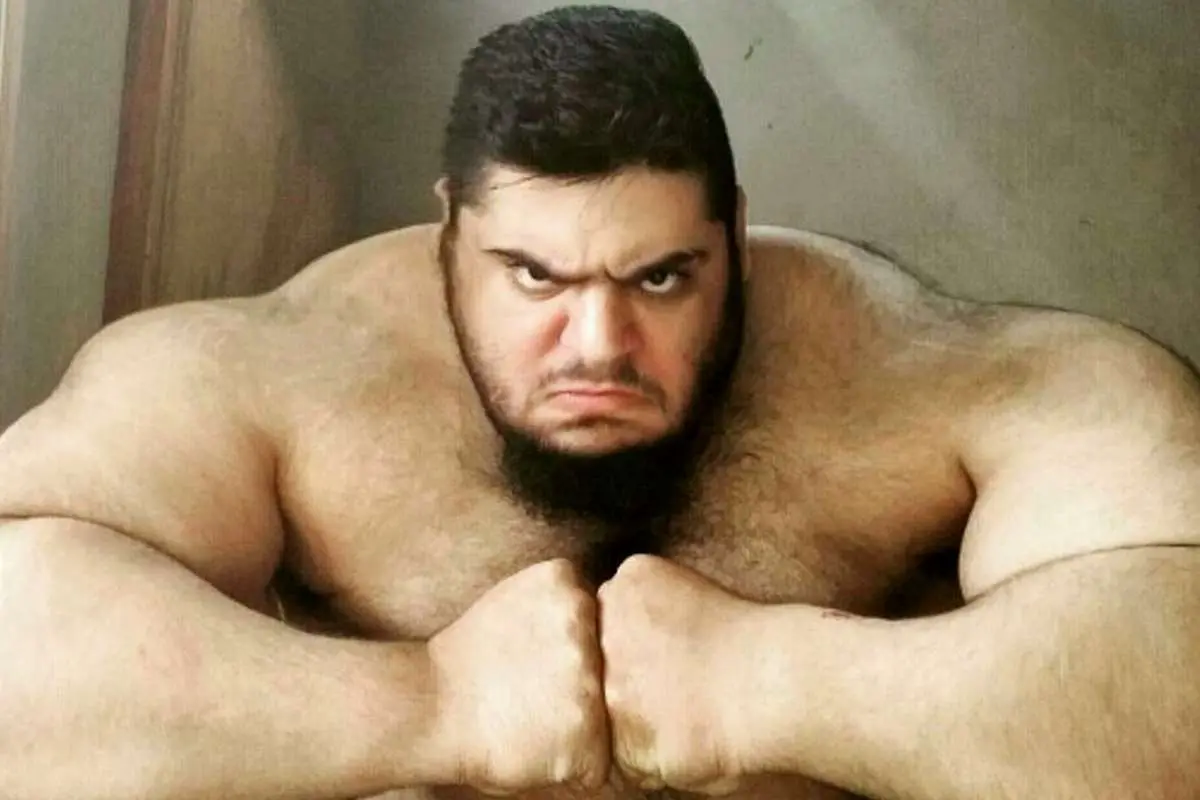 (ویدئو) کنایه جنجالی مجری تلویزیون به هالک ایرانی!