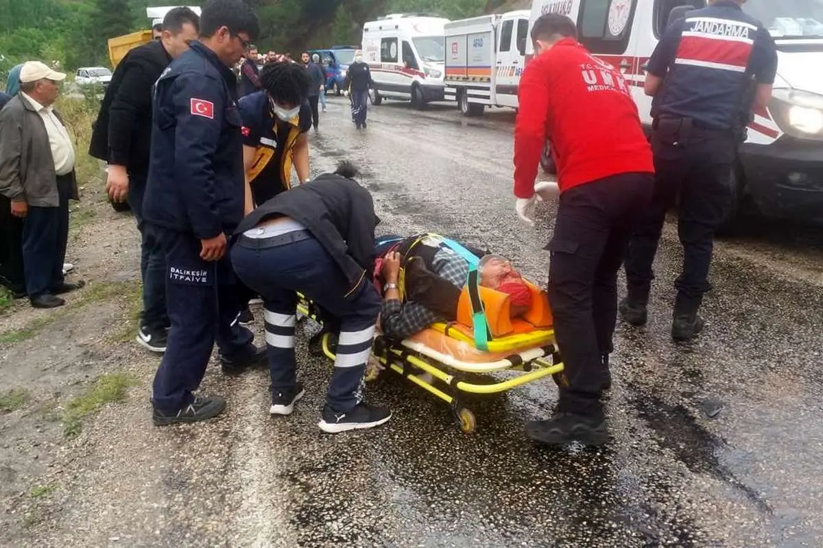 (ویدئو) تصادف مرگبار مینی‌بوس حامل مهمانان عروسی