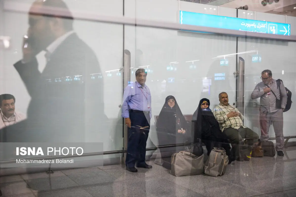 (تصاویر) مراسم بدرقه اولین کاروان حجاج ایرانی