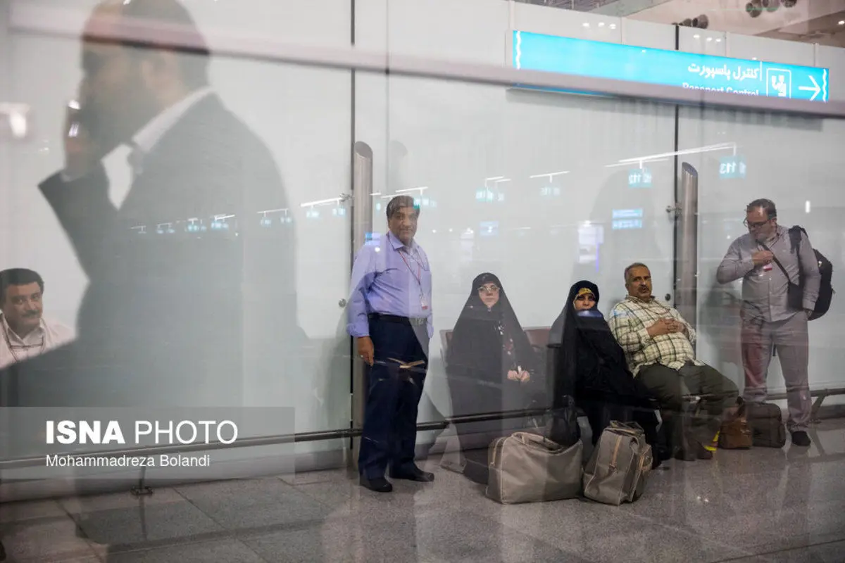 (تصاویر) مراسم بدرقه اولین کاروان حجاج ایرانی
