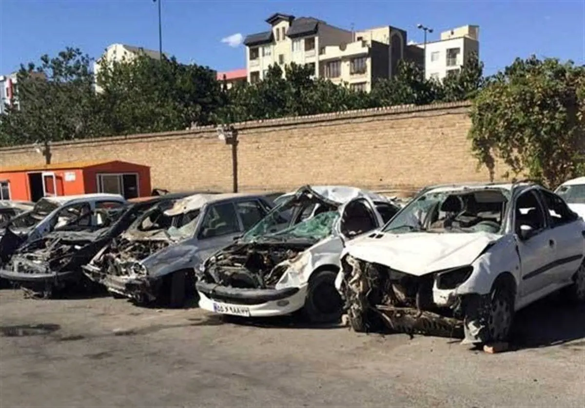 باز نشدن ایربگ ۹۰ درصد خودرو‌های تصادفی در یک پارکینگ!