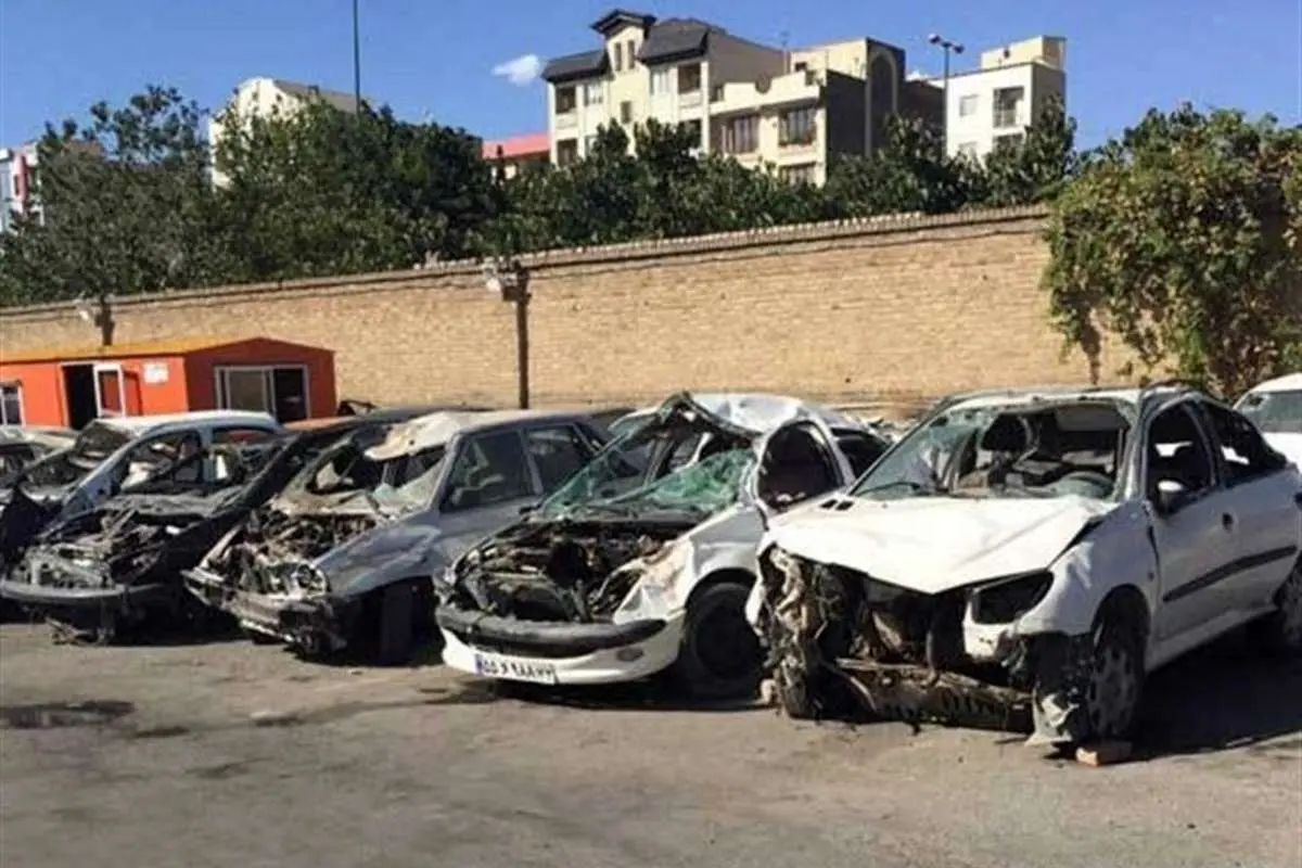 باز نشدن ایربگ ۹۰ درصد خودرو‌های تصادفی در یک پارکینگ!