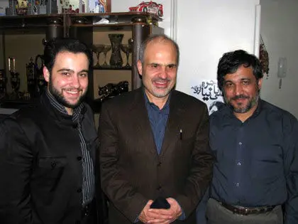 عکس> دیدار قوچانی با علی تاجرنیا