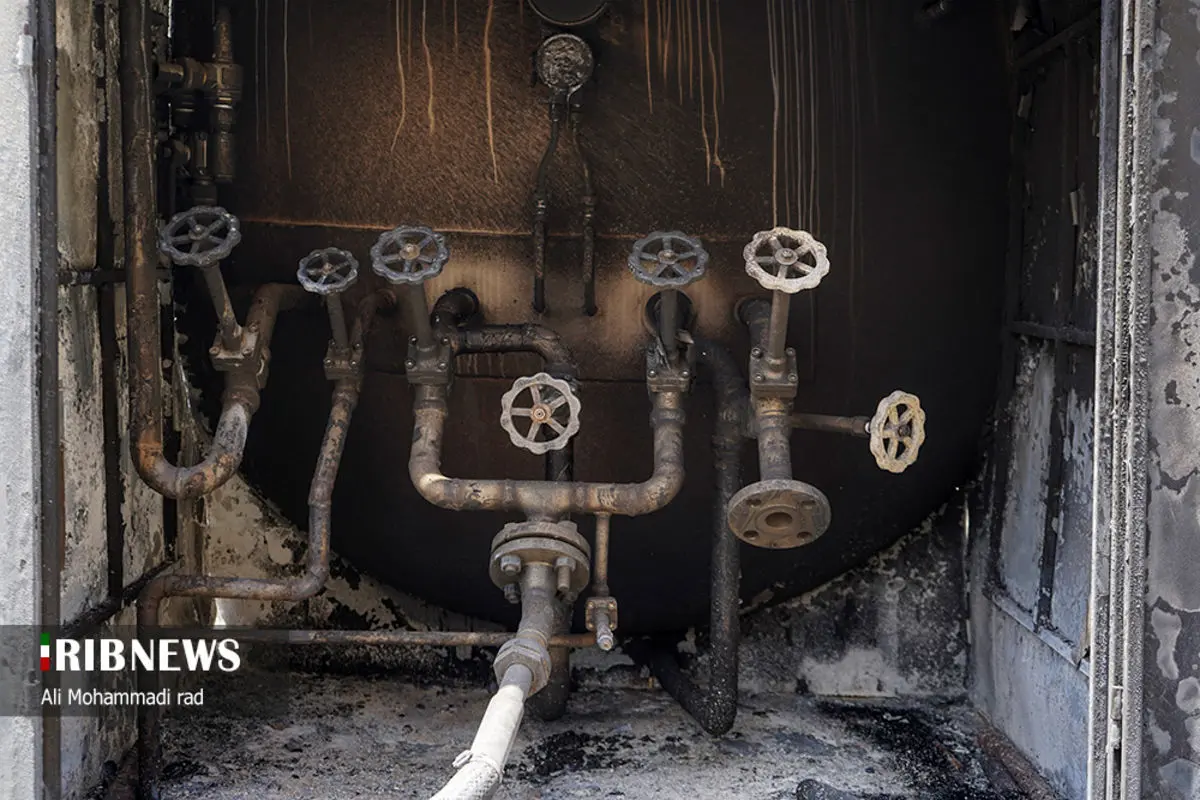 (تصاویر) انفجار در شرکت کربنات سدیم کاوه فیروزآباد