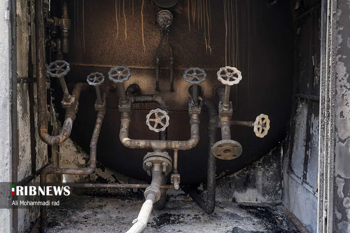 (تصاویر) انفجار در شرکت کربنات سدیم کاوه فیروزآباد