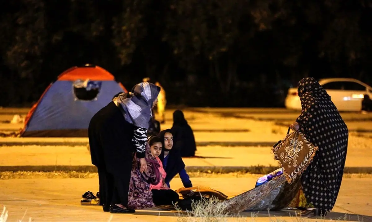 (تصاویر) کیش در هراس زلزله