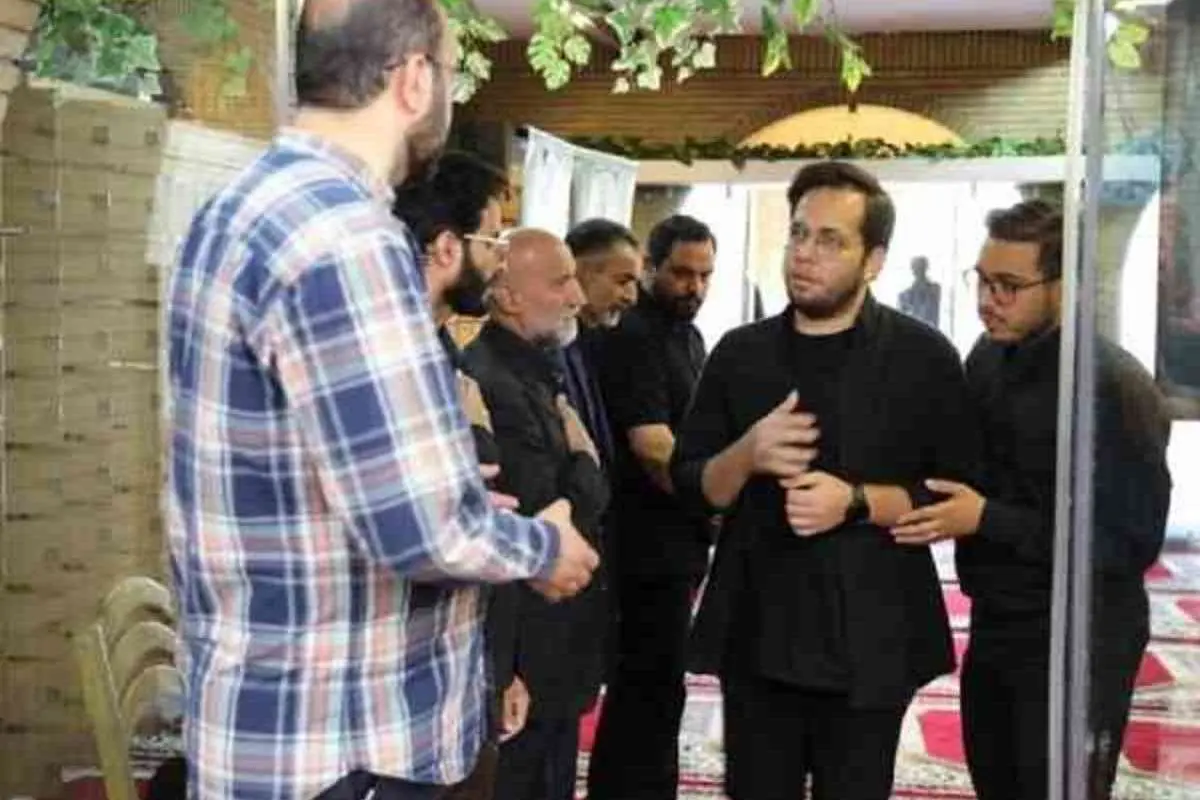 (ویدئو) صحبتهای تلخ حامد سلطانی در مراسم ترحیم همسر و پسرش