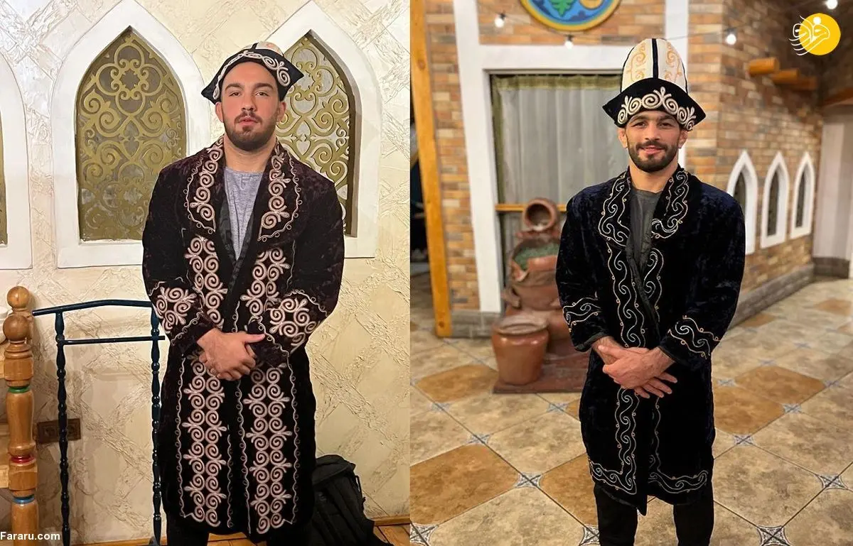 (عکس) حسن یزدانی با لباس محلی قزاق