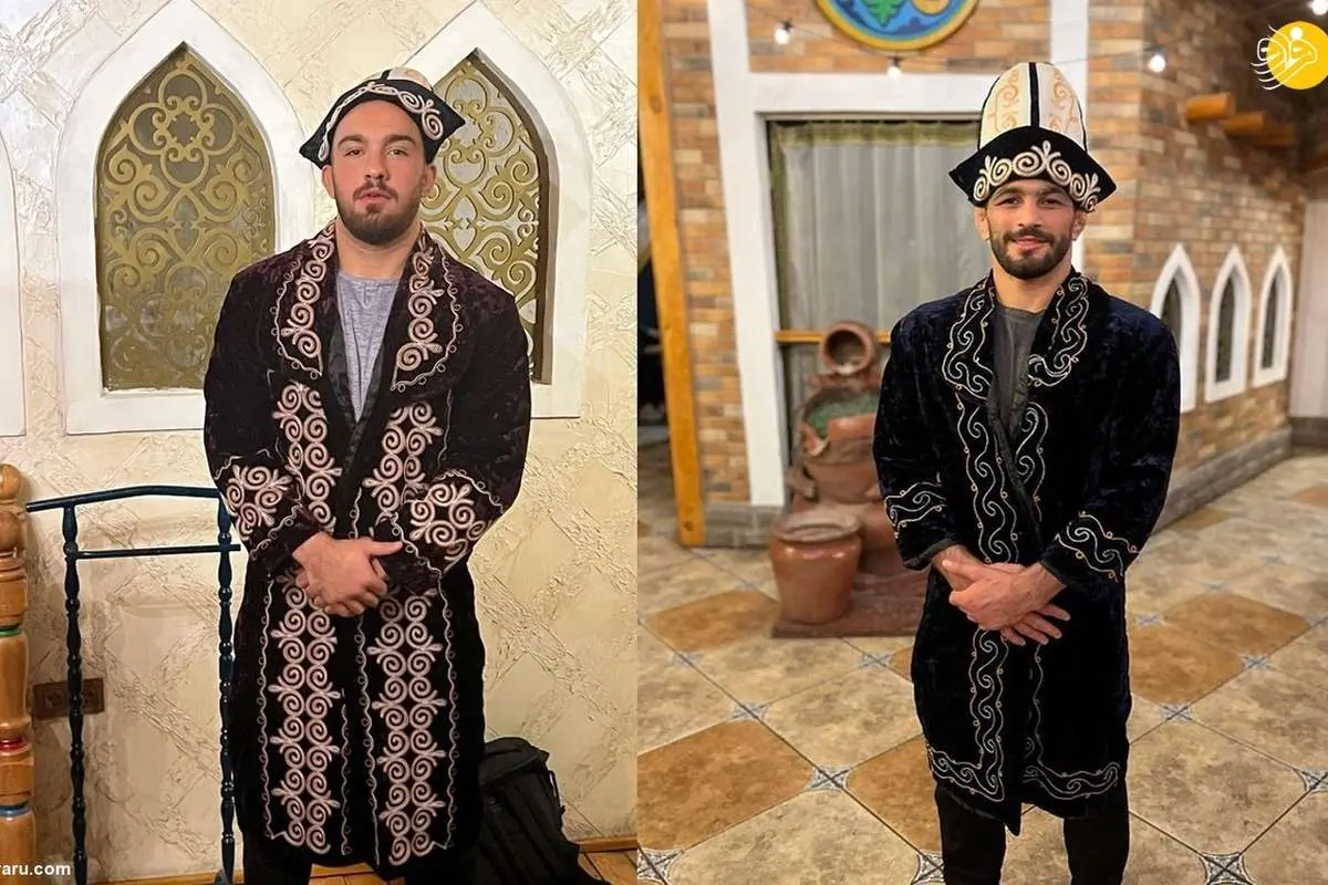(عکس) حسن یزدانی با لباس محلی قزاق