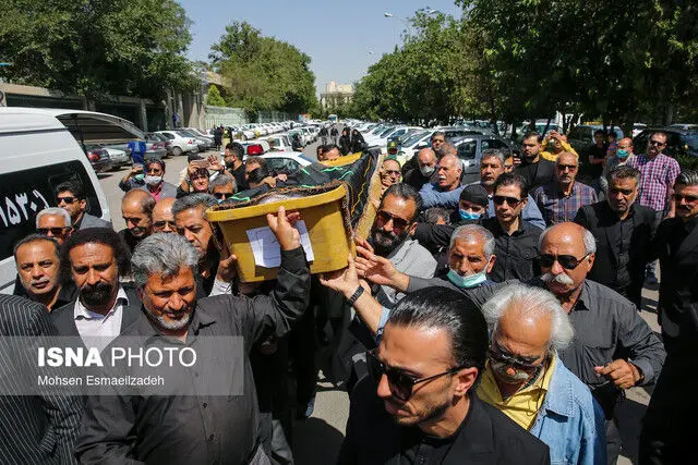 مهدی صباغی در بهشت رضا (ع) آرام گرفت