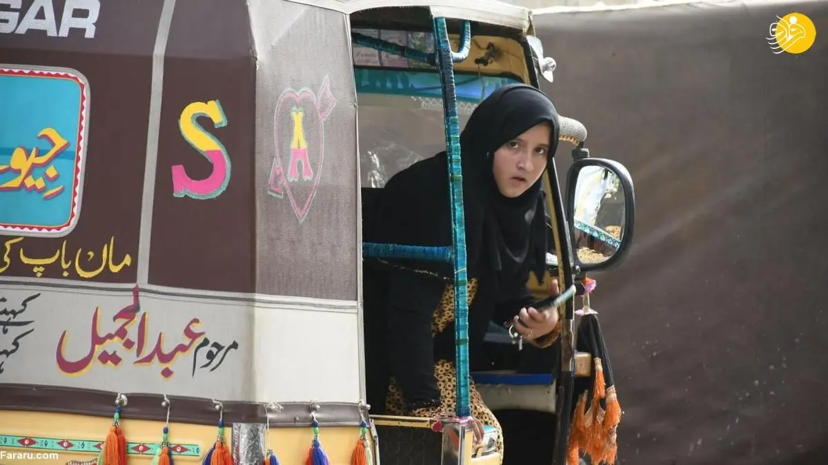 (تصاویر) زنی که ریشکا می‌راند