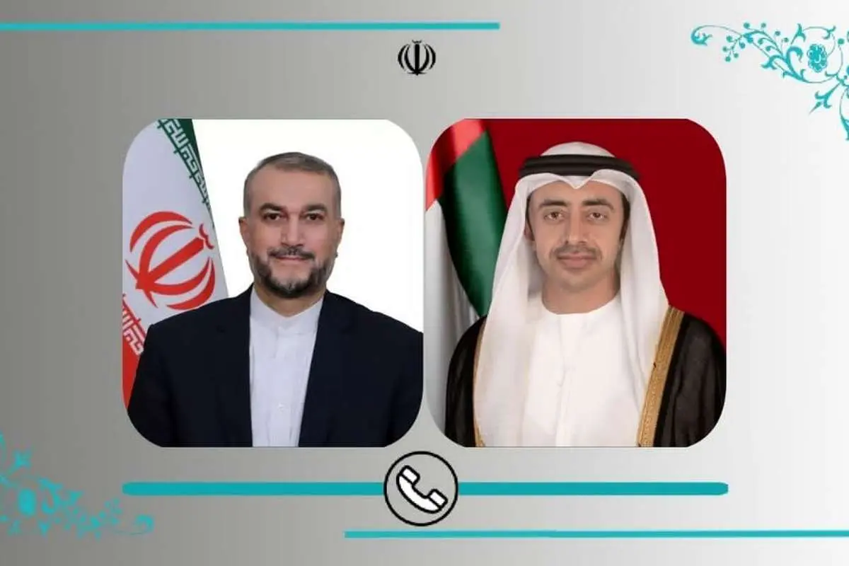 گفت و گوی وزرای خارجه ایران و امارات