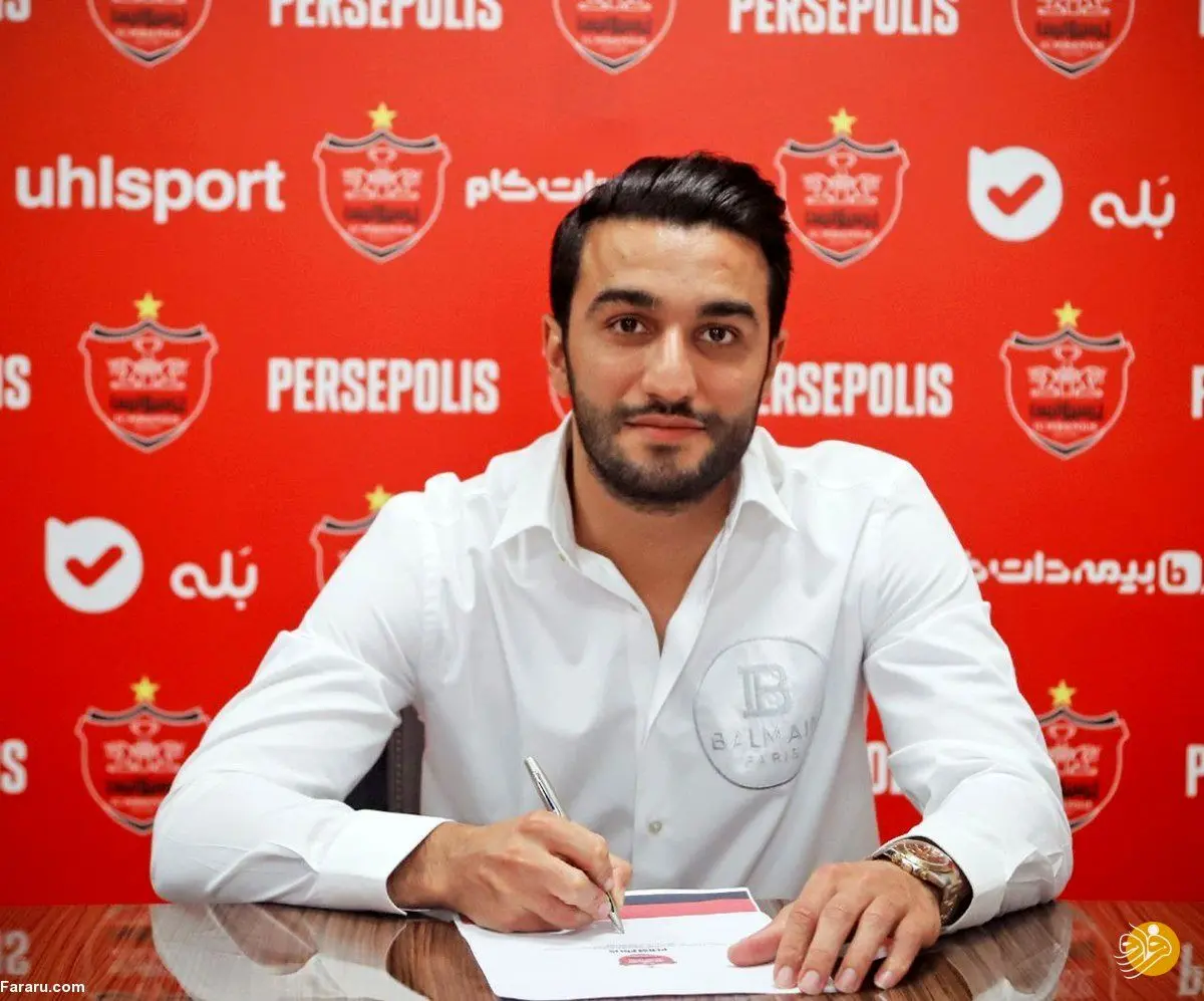سیامک نعمتی با پرسپولیس تمدید کرد