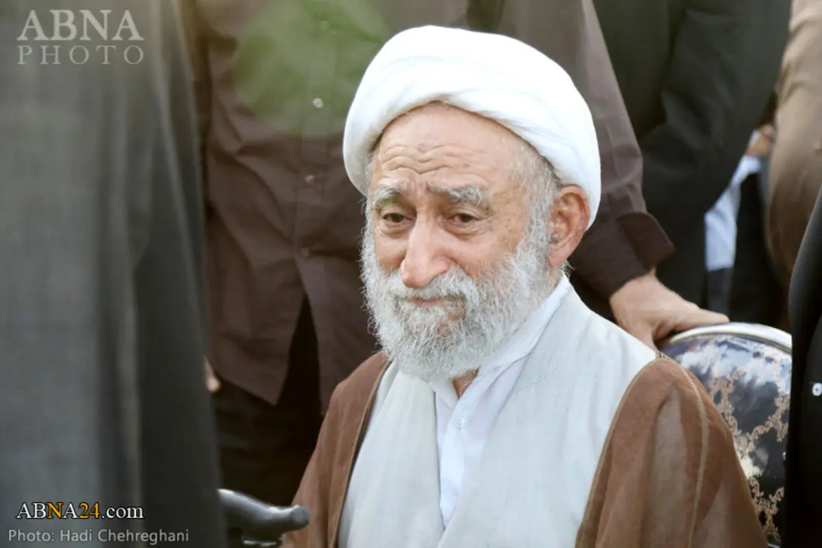 (تصاویر) تشییع پیکر همسر آیت الله استادی