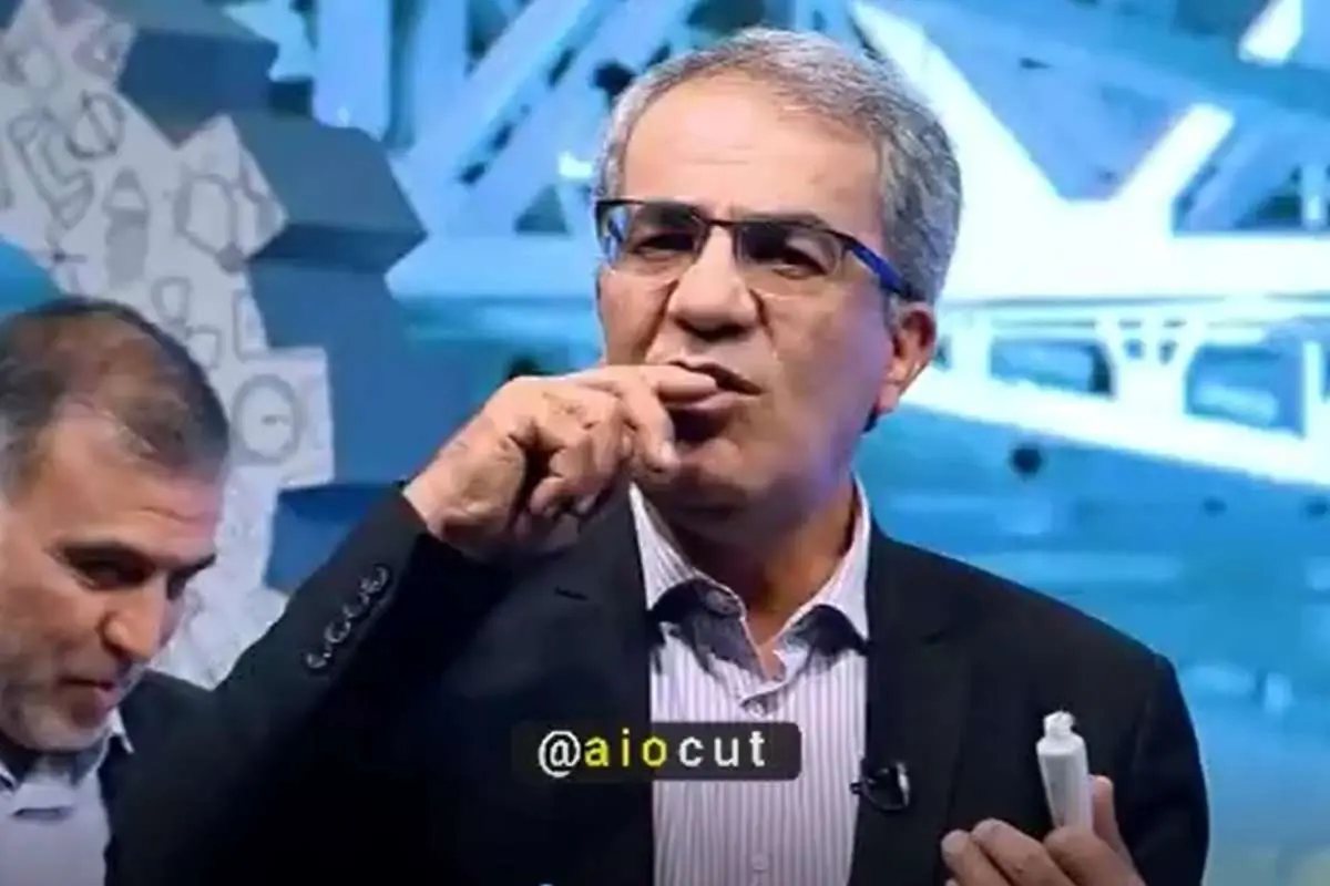 (ویدئو) خوردن پماد سوختگی و دیابت در برنامه صدا و سیما!