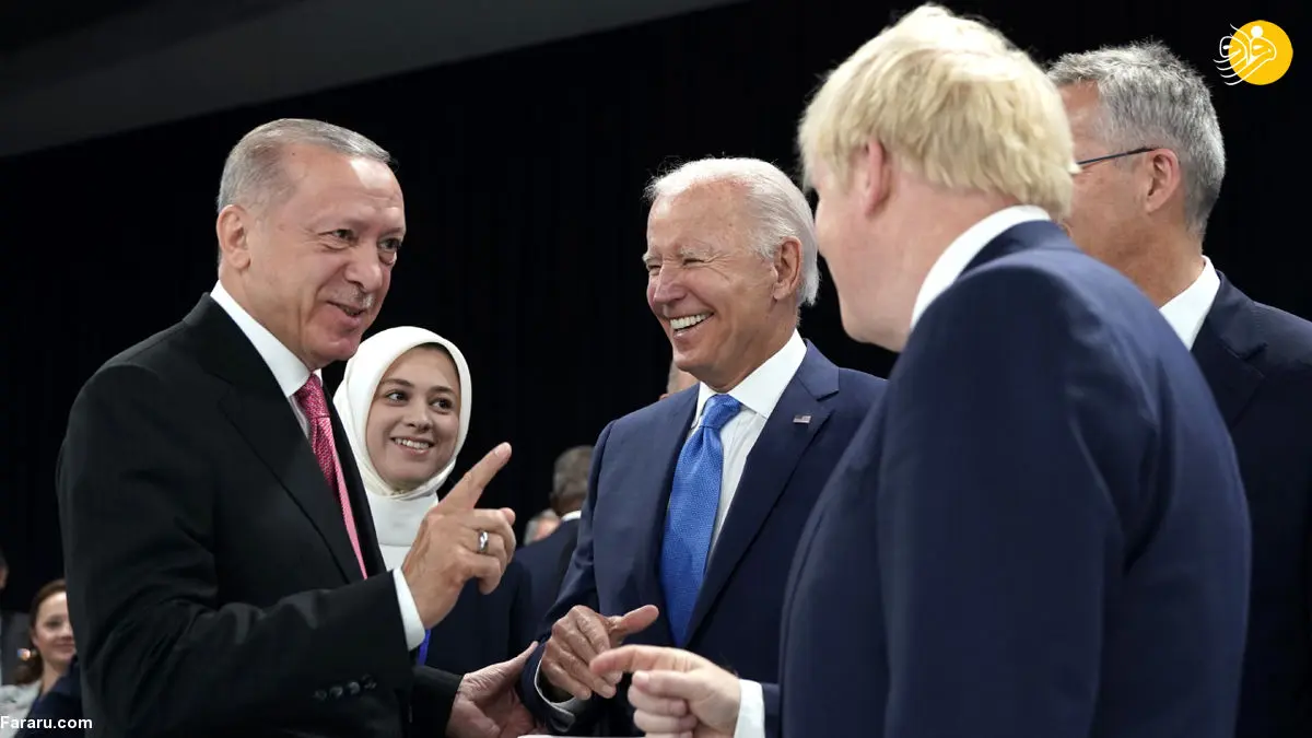 (ویدئو) ترکی حرف زدن بوریس جونسون با اردوغان