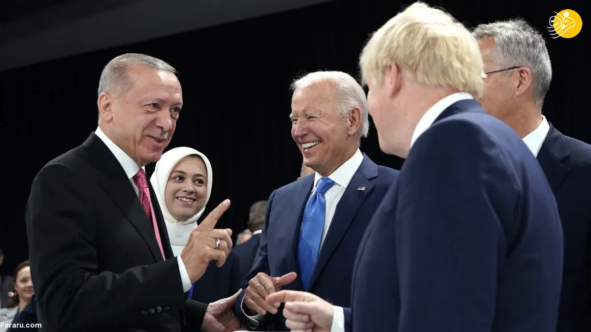 (ویدئو) ترکی حرف زدن بوریس جونسون با اردوغان