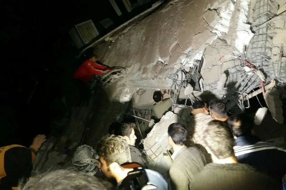 (ویدئو) تخریب خانههای روستای سایهخوش بندرلنگه در پی زلزله