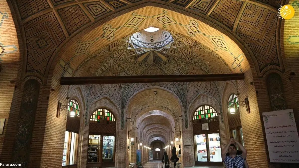 (تصاویر) گزارش رسانه خارجی از کاروانسرای سعدالسطنه قزوین
