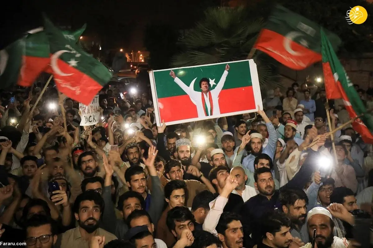 (تصاویر) تظاهرات گسترده هواداران عمران خان علیه گرانی