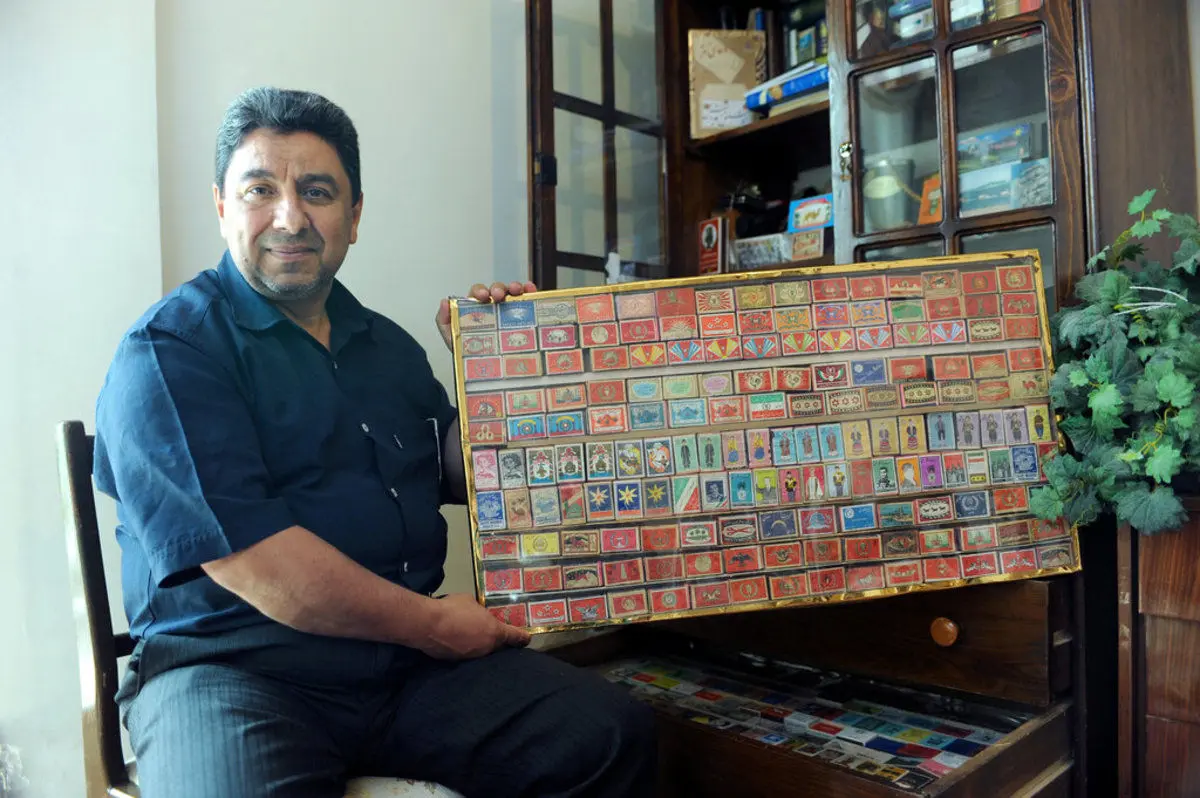 مردی که سیگاری نیست، اما ۱۲ هزار کبریت دارد