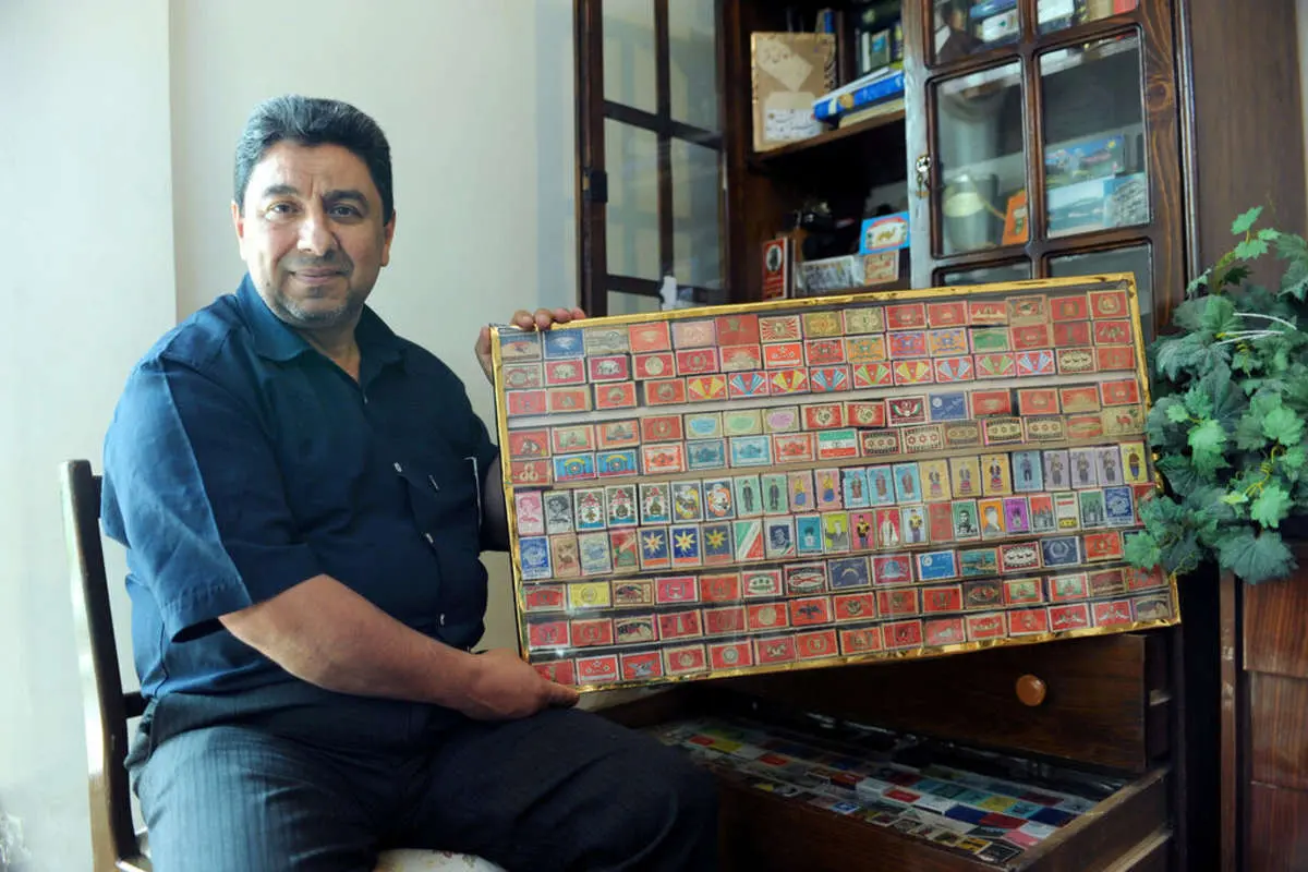 مردی که سیگاری نیست، اما ۱۲ هزار کبریت دارد
