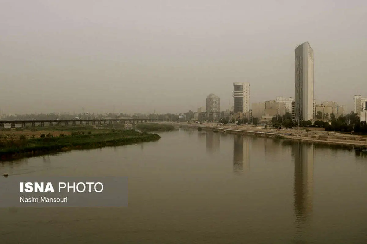 (تصاویر) گرد و خاک در اهواز
